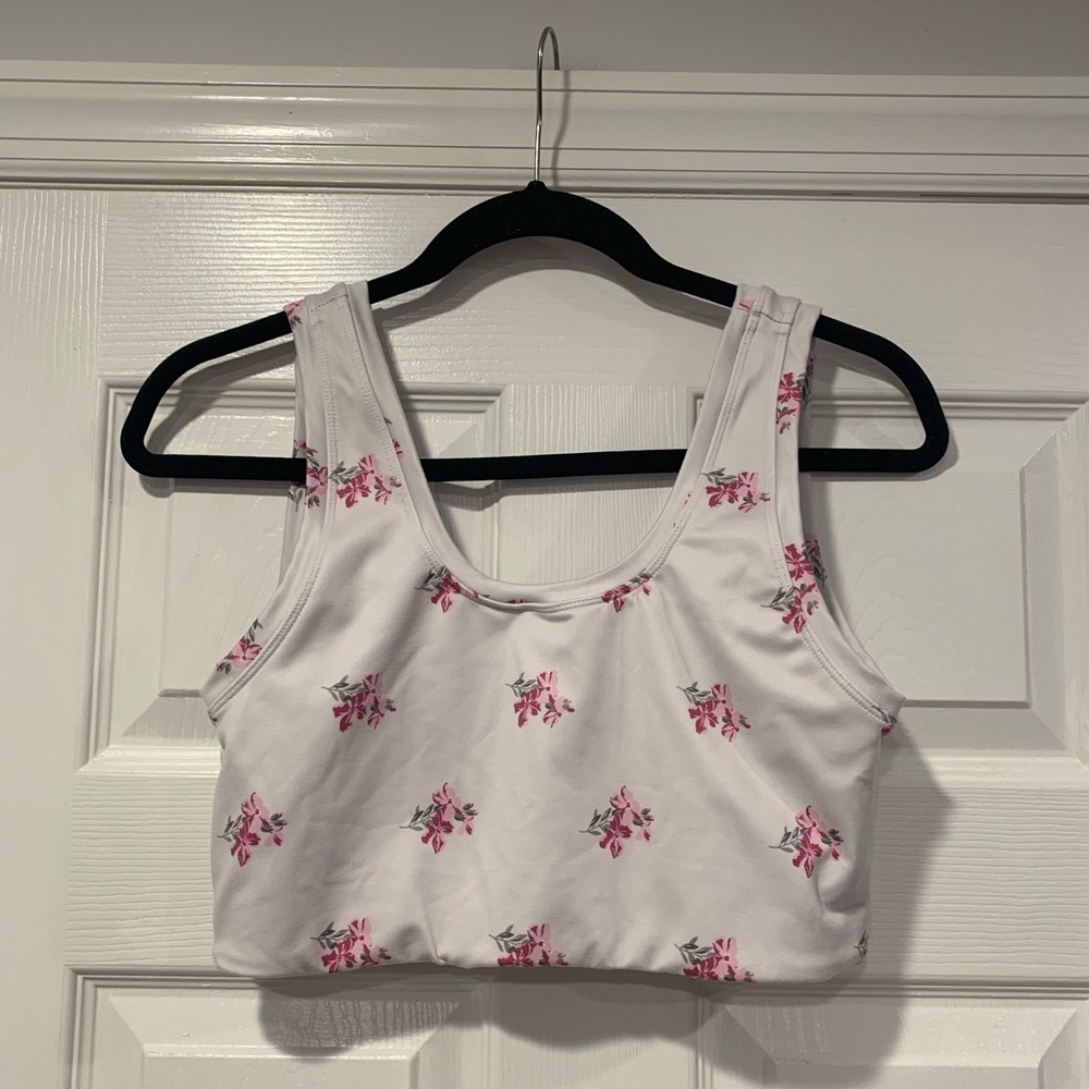 Terez X Black Iris Wild Flowers TLC Sports Bra